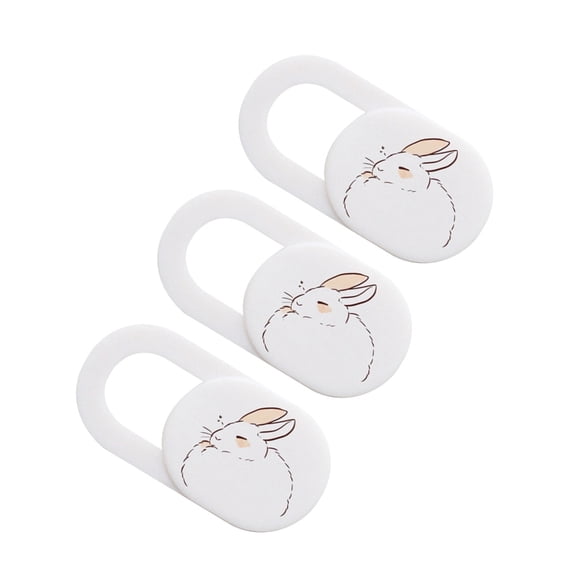 OULII 3Pcs White Privacy Sticker Covers Slide Camera Shield for Phone Laptop Tablet Easy Remove