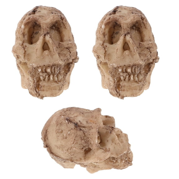 OULII Beige Resin Decoration for Bearded Dragon Tank Terrarium Accessories Reptile Habitat