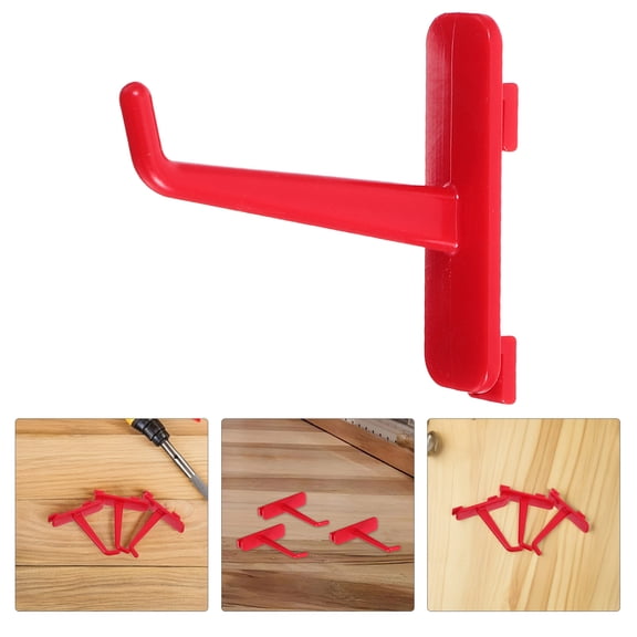 OULII 3Pcs Spray Bottle Organizer Garage Pegboard Hooks Heavy Duty Plastic Rack