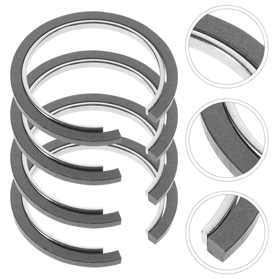 OULII 4 Sets Impact Wrench Friction Ring Steel Black Retainer Ring for Handyman Repair