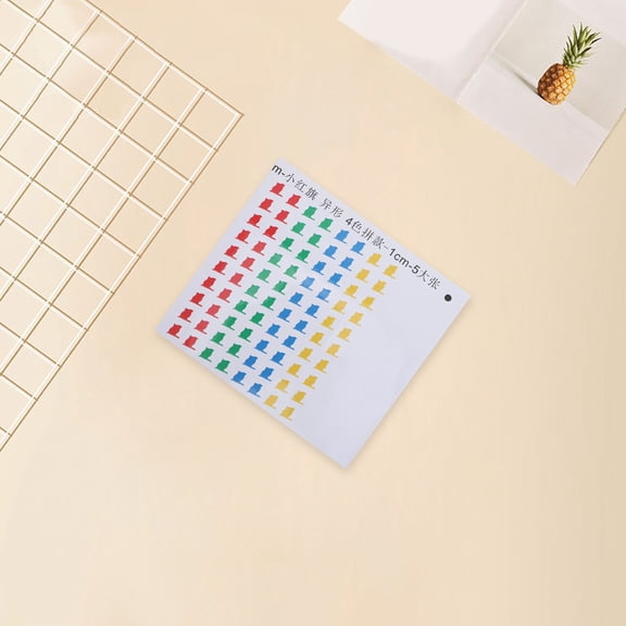 OULII 400Pcs Multi Color Map Location Sticker Labels Removable Self Adhesive Map Markers