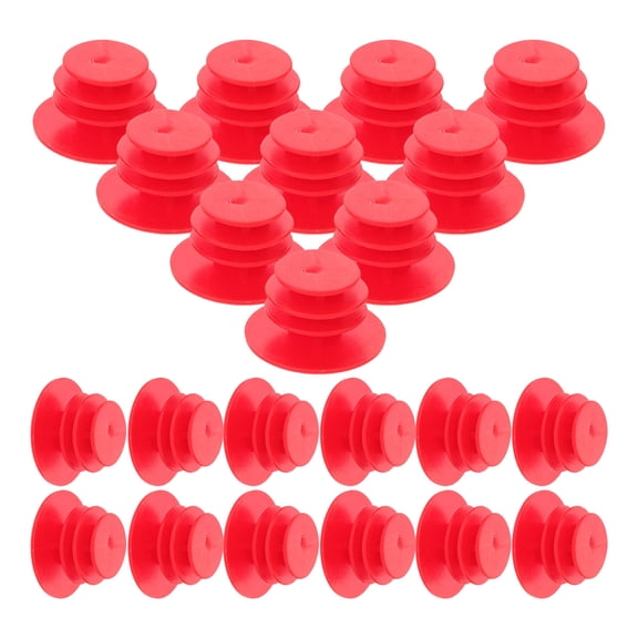 OULII 40Pcs Red Roadbike Handlebar End Caps for Enhanced Comfort and Stable Grip in Wet Conditions