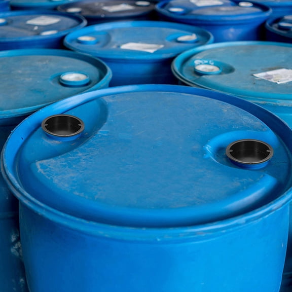 OULII Black Plastic Drum Lids High Seal Design for Chemical Storage