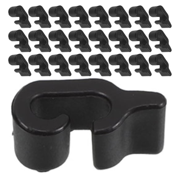 OULII 48Pcs Plastic Mesh Grid Connectors for Wire Cube Organizer and Pet Fence Setup