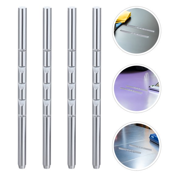 OULII 4Pcs Adjustable Car Headrest Rod Replacement Straight Metal Pole for Rv Seat Support