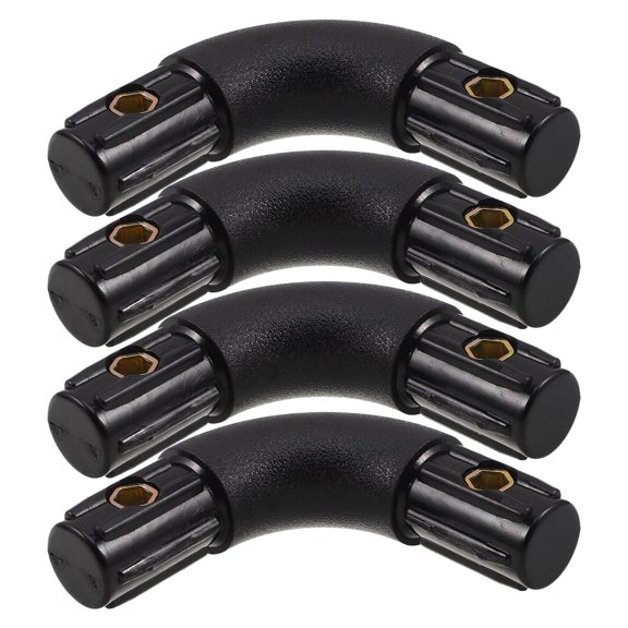 OULII 4Pcs Bed Frame Support Hardware Plastic Corner Joint Furniture Parts for Home Use