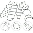 thumbnail image 1 of OULII 4Pcs Indoor Plant Trellis Black Metal Climbing Support for Houseplants and Garden Plants, 1 of 8