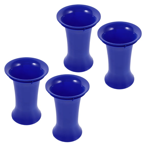 OULII Car Speaker Port Tubes Blue Plastic for Enhanced Sound Quality and Bass 4Pcs