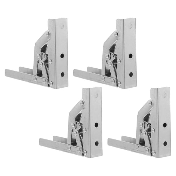OULII 4-Pack Cold Rolled Steel Buffer Hinges for Bathroom Cabinets with Smooth and Quiet