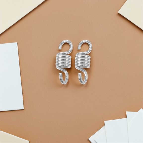 OULII 4Pcs Weather Resistant Hammock Chair Springs for Outdoor Swing