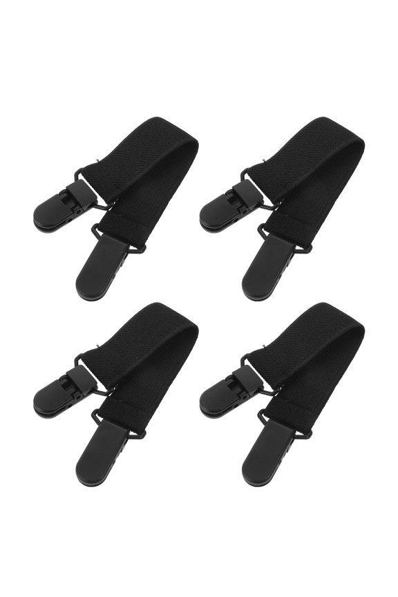 4Pcs High Elastic Cowboy Boot Straps for Secure Pants with Non Slip Motorcycle Clip System