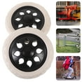 thumbnail image 1 of OULII 4Pcs Heavy Duty Black Caster Wheels for Cart Replacement Multipurpose Use, 1 of 3