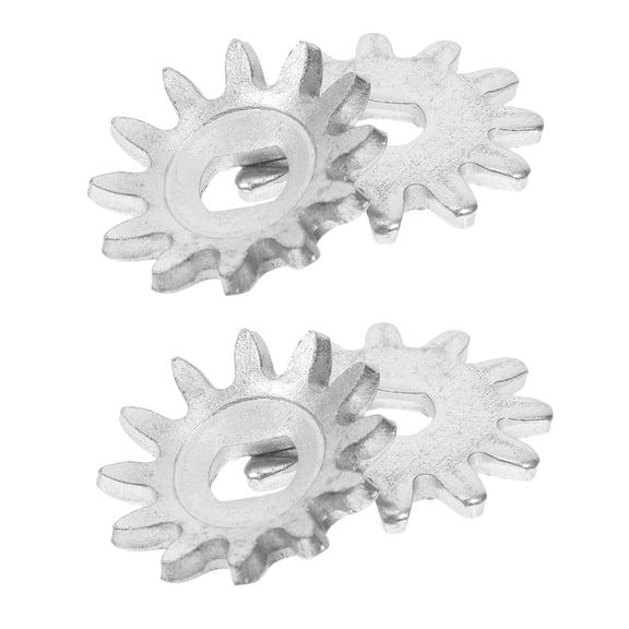 OULII 4Pcs Hydraulic Jack Repair Kit Silver Precision Gear Wheel Replacement Parts for Car Floor Jack Accessories