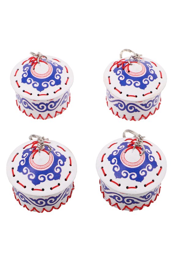 1 Set Handmade Yurt Keychain - Ethnic Keychain for Travelers and Cultural Events