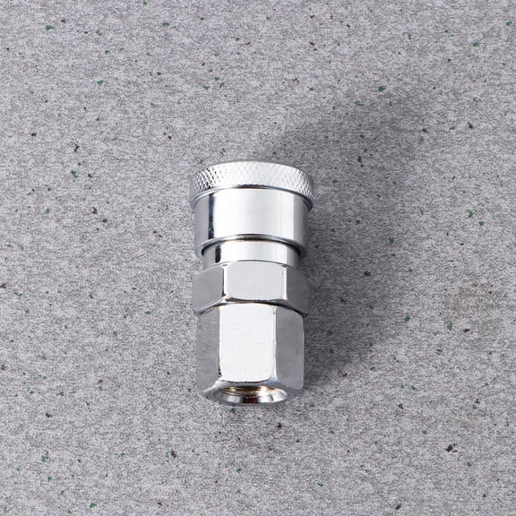 OULII 4Pcs Pneumatic Push Connector Plated Silver for Compressor Equipment Durable Tube Quick Coupling