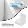 thumbnail image 1 of OULII 4Pcs Plastic Bag Dispenser for Kitchen and Bathroom Wall Mounted Storage, 1 of 8