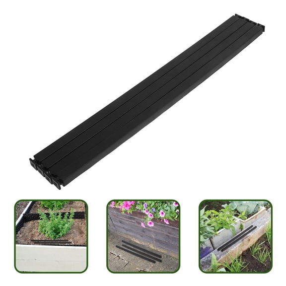 OULII 4pcs Deck Railing Planters Balcony Vegetable Box Accessories Plastic For Urban Gardening
