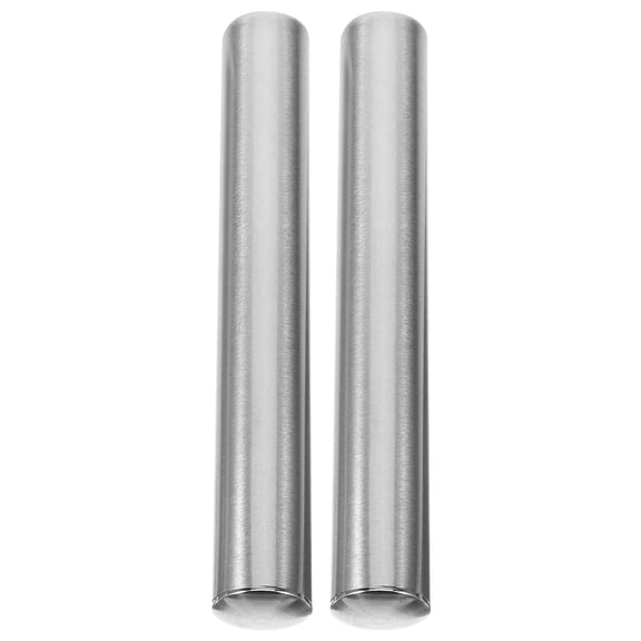 OULII 4Pcs Toilet Brush Replacement Handles Metal Pole Attachments for Home and Public Restrooms