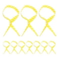 thumbnail image 1 of OULII 500Pcs Yellow Bread Bag Ties with Plastic and Wire for Secure Sealing and Freshness, 1 of 7