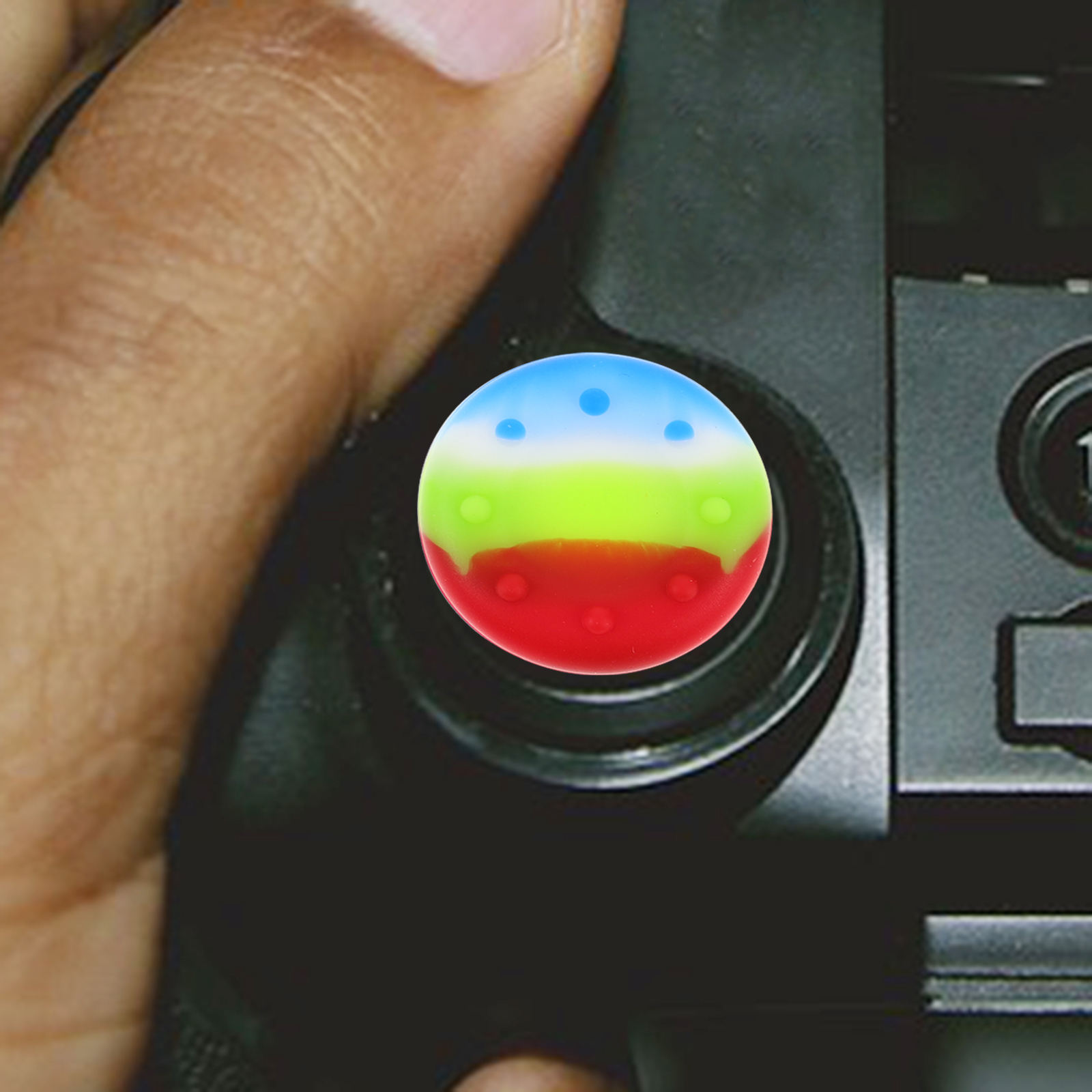 OULII Versatile Silicone Joystick Thumb Grip Caps for Game Controllers ...