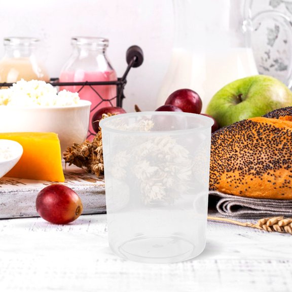 OULII 50Pcs Multi Functional Transparent Mixing Cups with Smooth Surface for Resin and Liquids