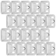 OULII Plated Silver Stainless Steel Wall Panel Mounting Clips for Home Use
