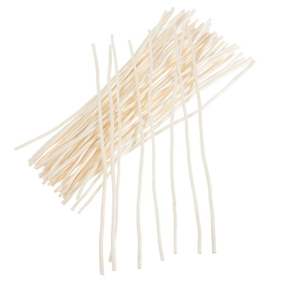 OULII 50Pcs Beige Curly Willow Sticks Natural Dried Wood Stems for Rustic Vase Filler