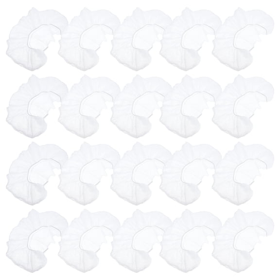 OULII 50Pcs White Disposable Massage Face Rest Covers Nonwoven Soft Breathable for Spa