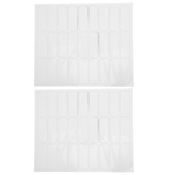 OULII 54pcs School Book Labels Magnetic Coated Paper for Classroom Use
