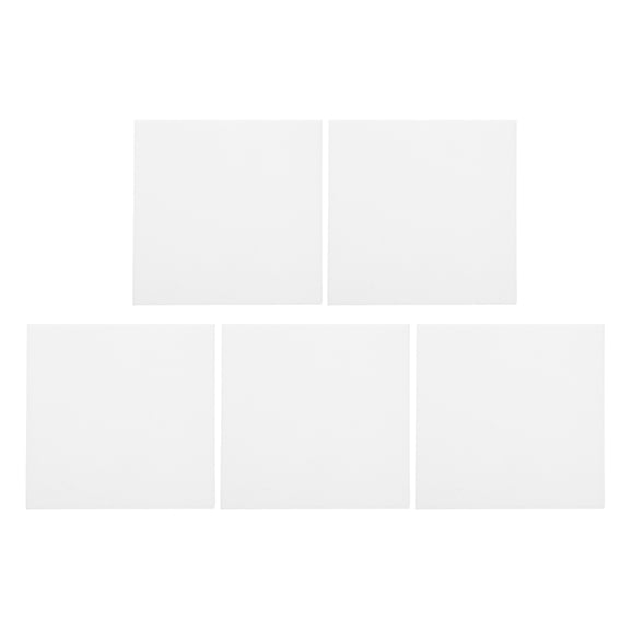OULII 5Pcs White High Temperature Nonstick Clay Sheets for Glass Fusing Pottery Seal Accessories