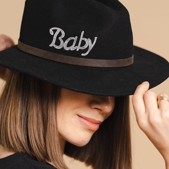 OULII 5Pcs Self Adhesive Rhinestone Alphabet Stickers for Bags Shoes Hats Decor