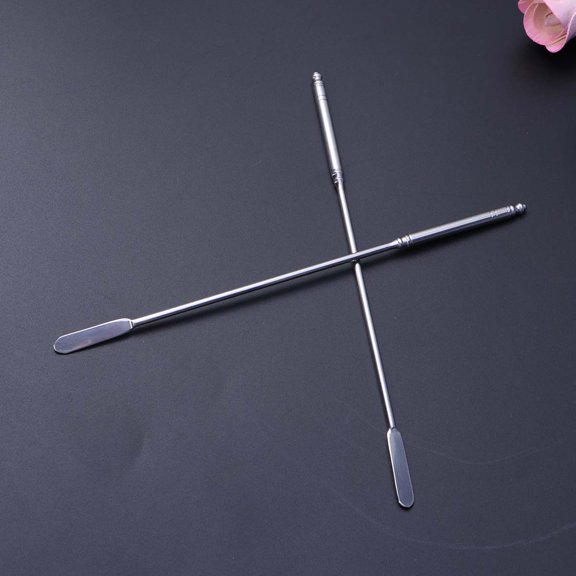 OULII 5Pcs Stainless Steel Stirring Rod and Fruit Stick for Coffee Tea and Cocktails