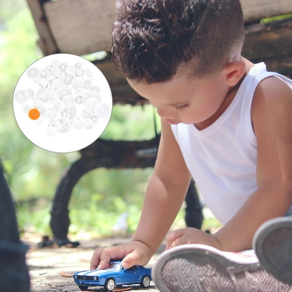 OULII Versatile Gear Building Blocks Gear Assortment Set ABS 64Pack