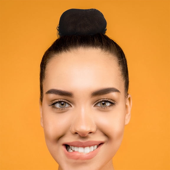 OULII 6PCS Black Hair Net for Buns Versatile Use for Women Bank Clerks Flight Attendants