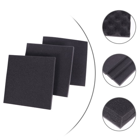 OULII 6Pack Sound Insulation Panels Black Cotton Flame Retardant Packaging Fragile Items