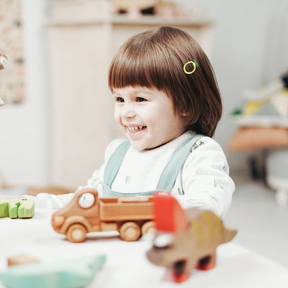 OULII Strawberry Metal Hair Clips for Toddler Girls Adorable Fruit Design Cute Hair Accessories 6pcs