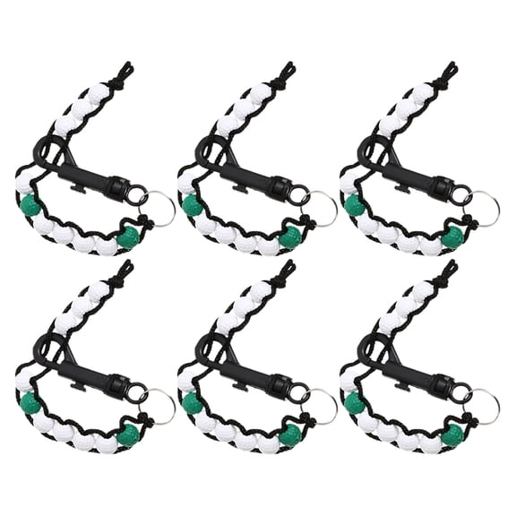 OULII Golf Practice Equipment Accurate Scoring Lightweight Bead Chain 6Pcs