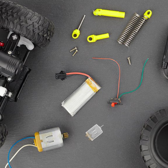 OULII 6-Piece Motor Kit with Grey Plastic Housing, and Performance for Various Applications