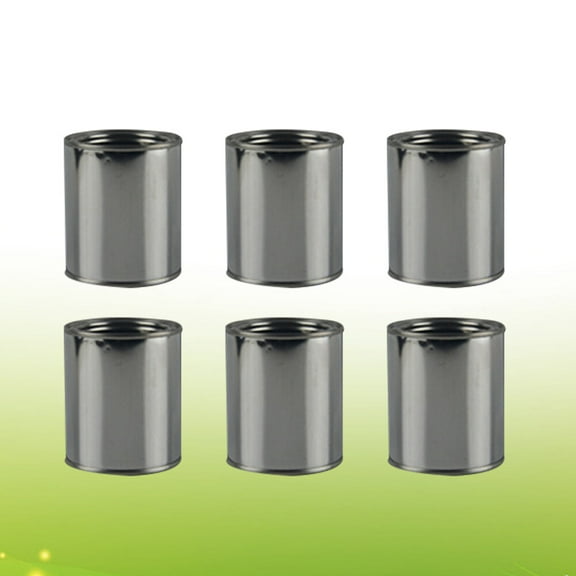 OULII 6Pcs Quart Cans With Lids for General Users Factory Use Home Use
