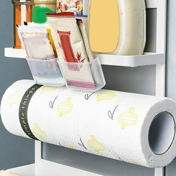 OULII Transparent PP Fridge Door Organizer, Small Hanging Box, Easy Installation, Space Efficient Storage