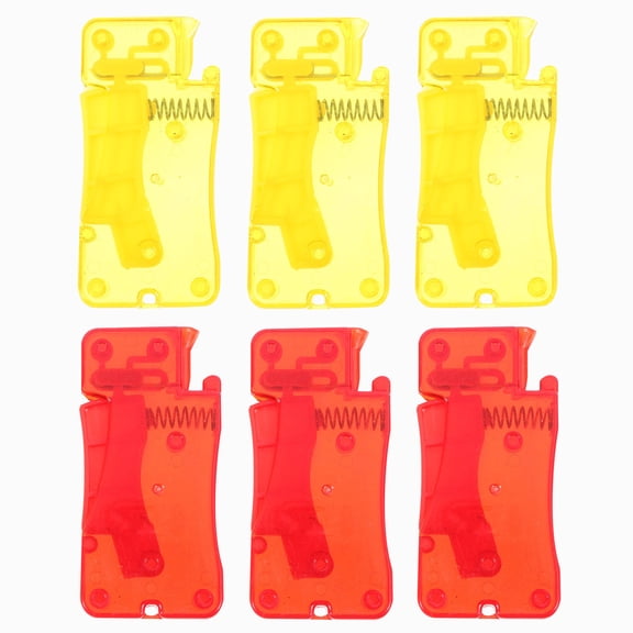 OULII 6Pcs Flexible Drawstring Threader Tool Sturdy Plastic Sewing Tool for Home Drawstring Repairs