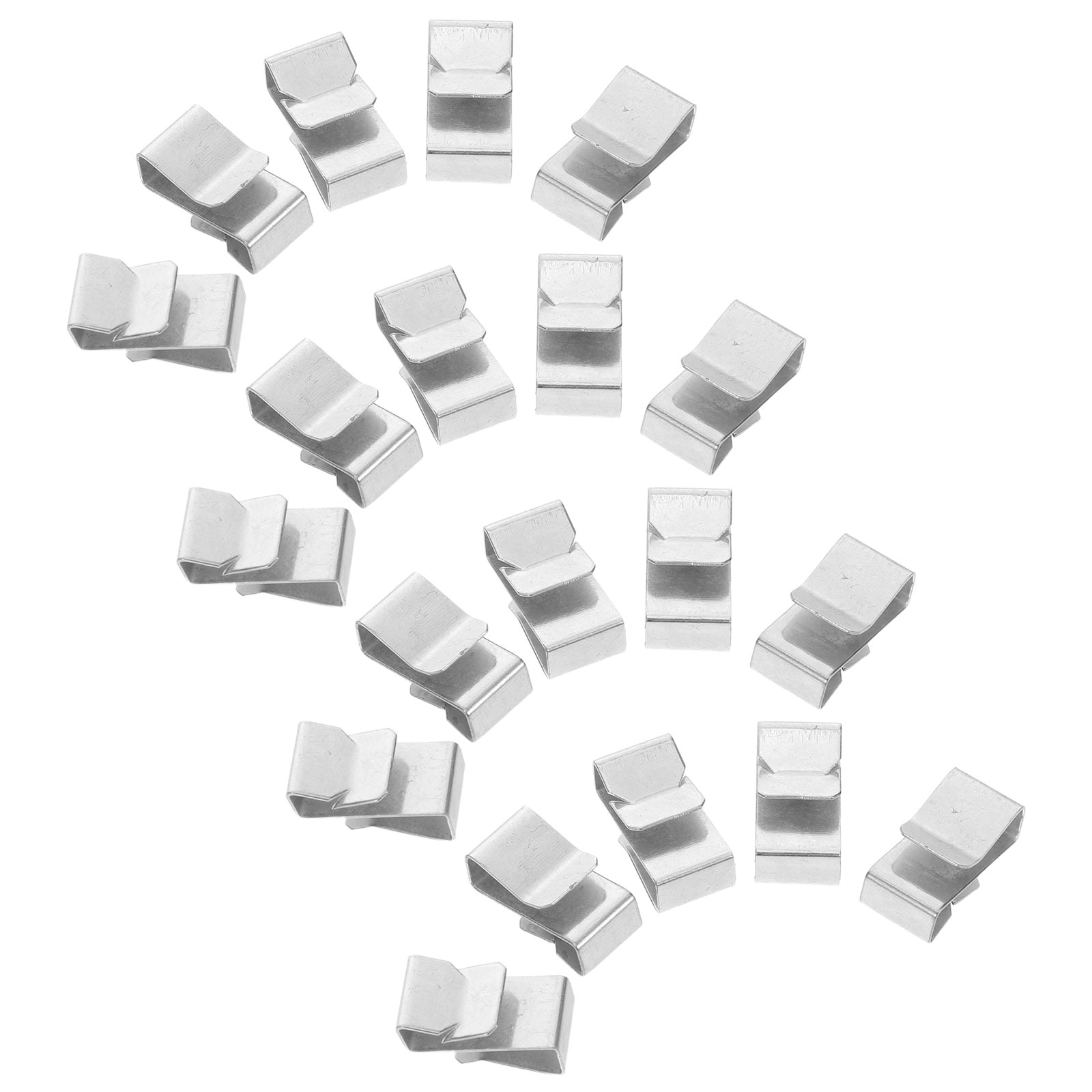 OULII 75pcs Trailer Wire Clips Spring Steel Cable Retainers Silver ...