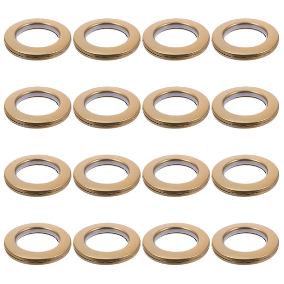 OULII 80 Pcs Plastic Curtain Grommet , Nanoscale Drapery Eyelets for Window Panels, Home Curtains and Drapery Decor
