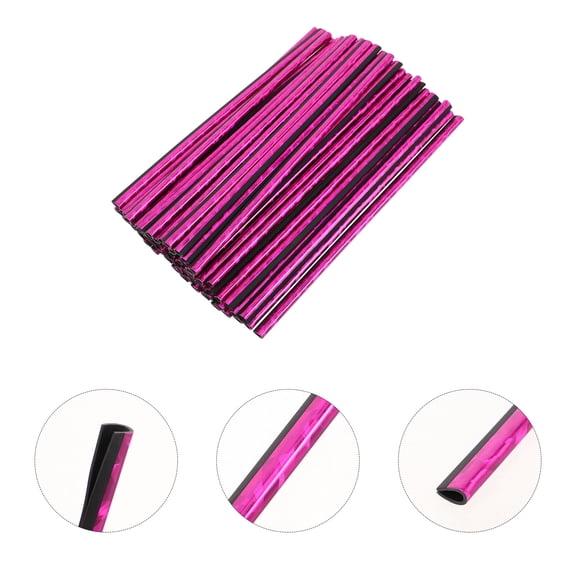 OULII 80Pcs Rosy Universal Car Air Outlet Trim Stylish Electroplated Shiny Auto Interior p