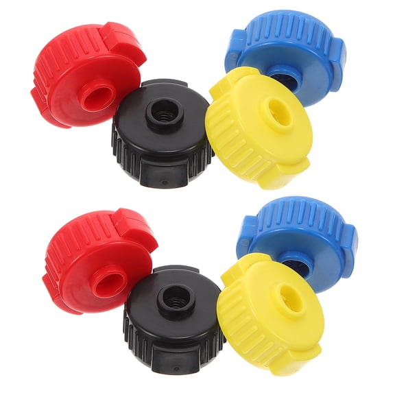 OULII Plastic Quick Release Cymbal Nuts in Assorted Colors for Secure and Easy Drum Percussion Setup