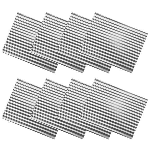 OULII Lightweight Corrugated Metal Roofing Sheets for Model Building and Architectural Projects