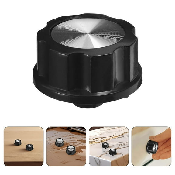 OULII Gas Burner Replacement Knob Black Plastic 8Pcs