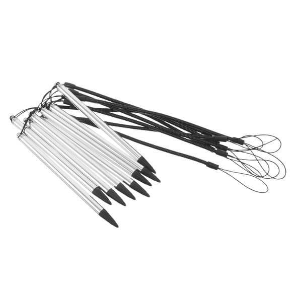 OULII 8-Piece Digital Art Stylus Pen Set with Coiled Cord for Office, Museum, and Use