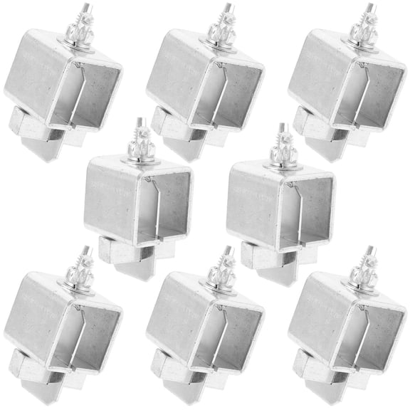 OULII 8Pcs Welder Welding Clamp Plated Silver Durable Welding Clip for Industrial Tie Use