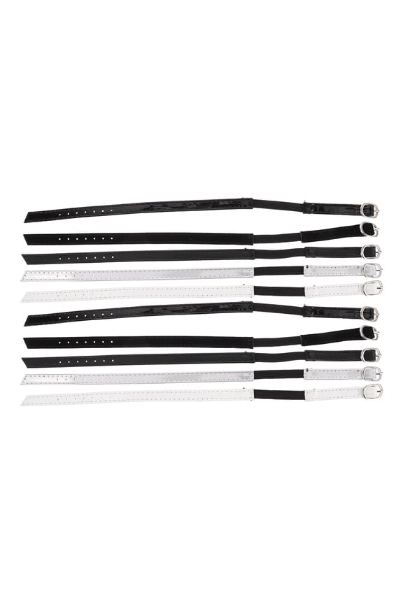 Adjustable High Heel Shoe Straps Extender for Women's MultiPair PU Elastic Belt for Stability in High Heels